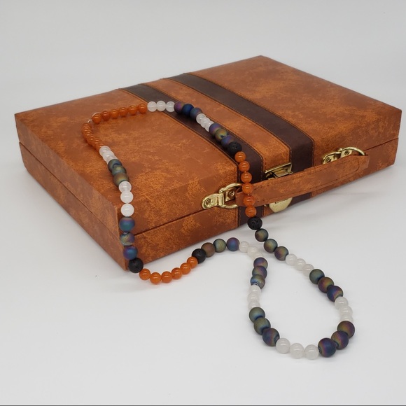 Sedona Druzy with Quartzite Beaded Necklace - Picture 6 of 9